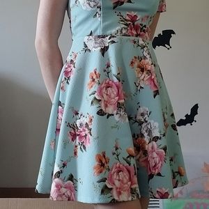 Blue Floral Dress